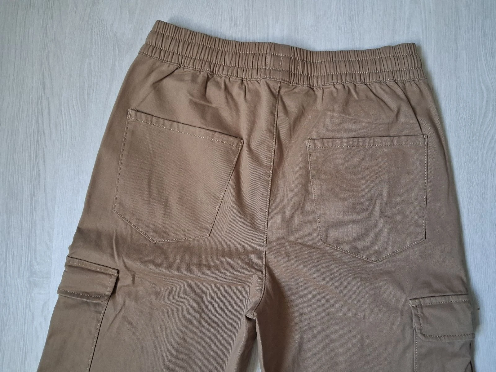 Calça jogger cargo KIABI camelo nova com etiqueta tamanho pp – photo 5